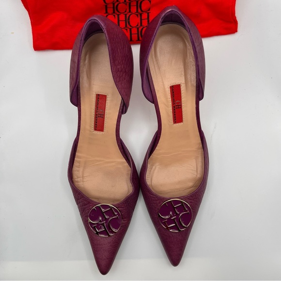 🥳 HOST PICK 🥳 CAROLINA HERRERA LEATHER D’ORSAY PUMPS - Picture 10 of 13